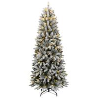 VidaXL Kunstkerstboom met 300 led's en sneeuw 180 cm - thumbnail