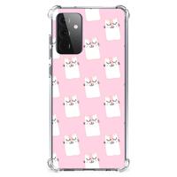 Samsung Galaxy A72 4G/5G Case Anti-shock Sleeping Cats - thumbnail