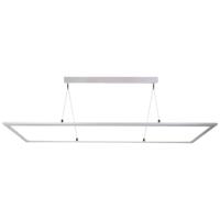 Deko Light 342220 LED Panel transparent, eckig, 50 W, 3000/4000 K, Silber Hanglamp Energielabel: E (A - G) LED LED vast ingebouwd 53 W Wit - thumbnail