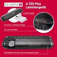 Olympia Laminator-set A 330 Plus 3138 DIN A3, DIN A4, DIN A5, DIN A6, DIN A7, DIN A8, Visitekaart - thumbnail