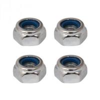Fastrax M3 Silver Nyloc Nuts (FASTM3) - thumbnail