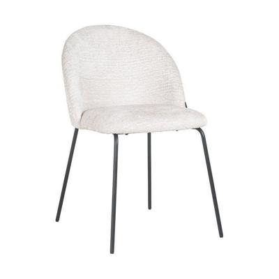 Richmond Eetkamerstoel 'Alyssa' Chenille, kleur Cream Richmond Eetkamerstoel 'Alyssa' Chenille, kleur Cream