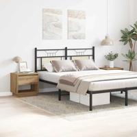 Nachtkast 2 pcs artisanaal eikenkleurig 45 x 34 x 44 cm - thumbnail