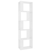 VidaXL Boekenkast/kamerscherm 45x24x159 cm bewerkt hout wit - thumbnail