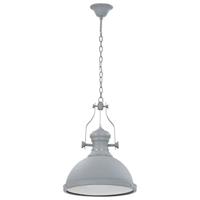 VidaXL Plafondlamp rond e27 grijs - thumbnail