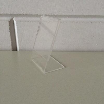 L-standaard acryl bxh 60x80mm Staand - 90 stuks
