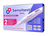 Sensitest Digitale Zwangerschapstest Met Wekenindicator (2 Stuks) - thumbnail