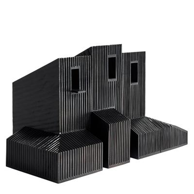 Ethnicraft Ornament 'Modern Farmhouse' Mahoniehout, kleur Zwart