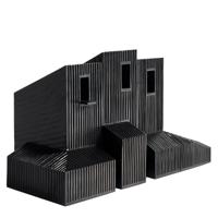 Ethnicraft Ornament 'Modern Farmhouse' Mahoniehout, kleur Zwart - thumbnail