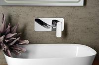 Wastafelmengkraan Inbouw Sapho Spy 1-hendel Uitloop Recht 19 cm Chroom Sapho - thumbnail
