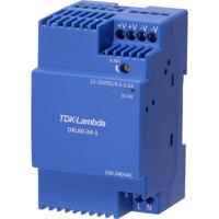 TDK-Lambda DRL60-12-1 DIN-rail netvoeding 12 V 4.5 A 54 W Inhoud 1 stuk(s) - thumbnail