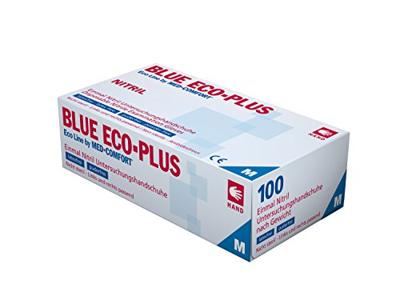 Ampri Wegwerphandschoen | maat M blauw | nitril | EN 374, EN 455 PSA-categorie I | 100 stuks - 01198-M - 01198-M
