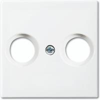 Busch-Jaeger 2531-914 Aansluitdoos voor satellietschotel, Televisie, radio Afdekking Busch-balance SI Alpine-wit 1 stuk(s) - thumbnail