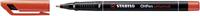 STABILO OHPen universal, OHP-marker, permanent, fijn 0,7 mm, rood - thumbnail