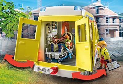Playmobil - 71202 - City Action Les Subcutors - Ambulance met licht- en geluidseffecten - thumbnail