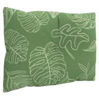 VidaXL Palletkussens 3 st bladpatroon oxford stof - thumbnail