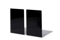 MAUL ordner- boekensteun metaal 24X16x24cm zwart, set van 2 stuks - thumbnail