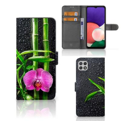 Samsung Galaxy A22 5G Hoesje Orchidee Samsung Galaxy A22 5G Hoesje Orchidee