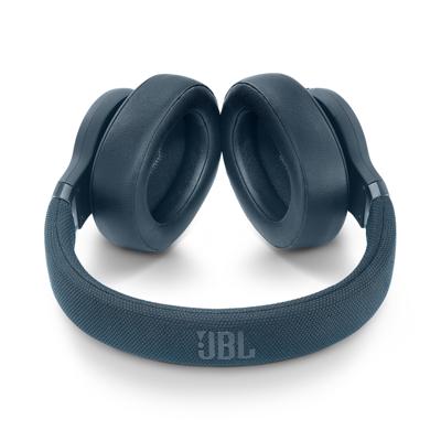 JBL E65BTNC Over-ear Bluetooth hoofdtelefoon, actieve ruisonderdrukking hoofdtelefoon met JBL signature geluid, muziekgenot voor maximaal 24 uur, blauw