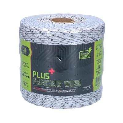 ZoneGuard 3 mm Plus afrasteringsdraad wit en zwart 400 m