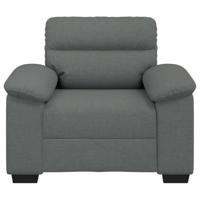 Fauteuil 60 cm stof donkergrijs - thumbnail