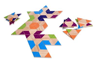 BS Toys driehoek domino
