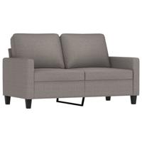 3-delige Loungeset met kussens stof taupe - thumbnail