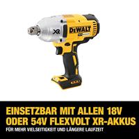 DEWALT DCF897NT DCF897NT-XJ Accu-slagmoersleutel 135/400/950 Nm 18 V Aantal meegeleverde accus: 0 - thumbnail