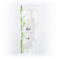 IEC (Coax) -Connector Haaks | Female - Vierkant - 2 Stuks | Wit - thumbnail