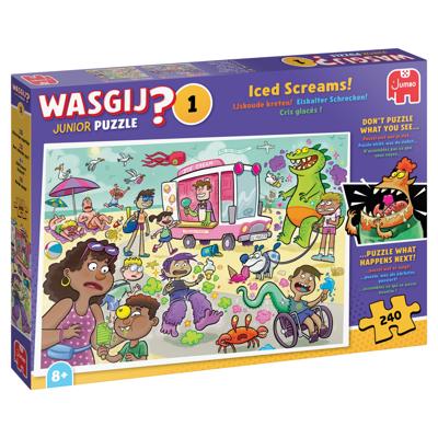 Wasgij Puzzel Junior 1 - IJskoude Kreten! 240 Stukjes