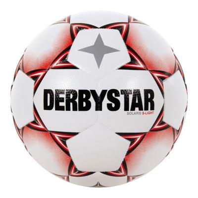 Derbystar Solaris Super Light Voetbal Maat 5 Wit Rood Zwart