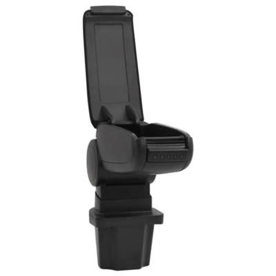 VidaXL Armsteun 13,5x32,5x(31-46,5) cm abs zwart - thumbnail