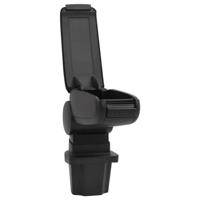 VidaXL Armsteun 13,5x32,5x(31-46,5) cm abs zwart - thumbnail