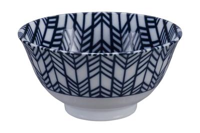 Blauw-witte kom - Mixed Bowls - 350ml - 13x7cm