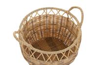 Basket spelset DKD Home Decor Natuurlijk Metaal Polyethyleen 38 x 38 x 34 cm 38 x 38 x 27 cm 3 Onderdelen - thumbnail