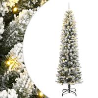 Kunstkerstboom met 300 LED's en sneeuw 240 cm - thumbnail