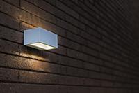 ECO-Light Gemini 1891S WH LED-buitenlamp (wand) LED LED vast ingebouwd 9 W Wit - thumbnail