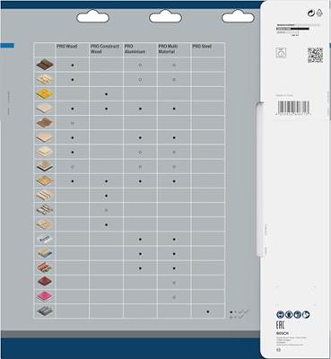 Bosch Accessories 2608844868 2608844868 Cirkelzaagblad Aantal tanden: 60 1 stuk(s)