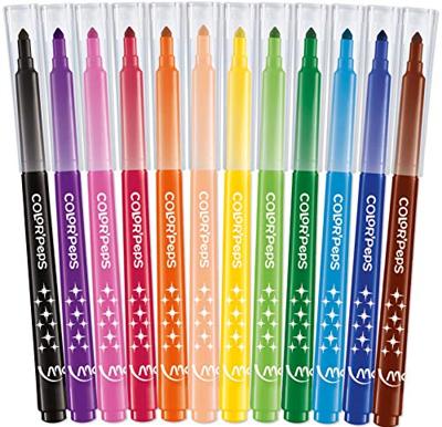 Maped Viltstift Color'Peps 12 stiften in een kartonnen etui Maped Viltstift Color'Peps 12 stiften in een kartonnen etui