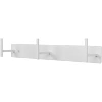 Kapstok Lux Wit 3-haaks - thumbnail