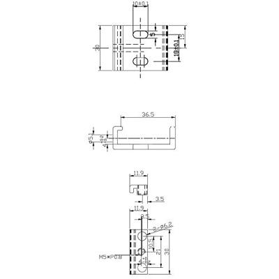 Deko Light 710082 D Line Schnellmontageklammer für Messebau 230V-railsysteemcomponenten Stroomrail 3-fasig Zwart Deko Light 710082 D Line Schnellmontageklammer für Messebau 230V-railsysteemcomponenten Stroomrail 3-fasig Zwart