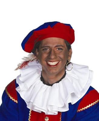 Kraag Piet bistretch wit