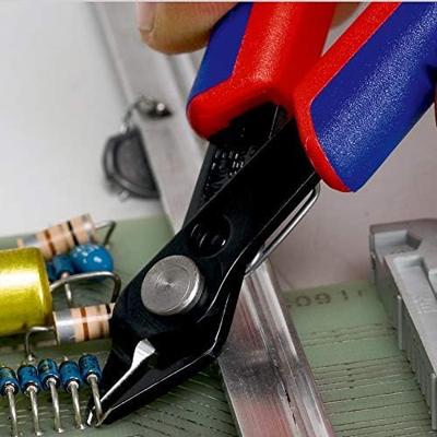 Knipex Electronic Super Knips® | 125 mm Lengte | Meer-Componentengrepen | Gebruineerd - 78 61 125 SB Knipex Electronic Super Knips® | 125 mm Lengte | Meer-Componentengrepen | Gebruineerd - 78 61 125 SB