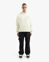 Croyez Stitched Heart Hoodie Heren Gebroken Wit - Maat XS - Kleur: Gebroken Wit | Soccerfanshop - thumbnail