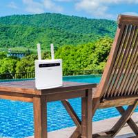 STRONG 4G LTE WLAN-router 300, LTE tot 150 Mbit/s, 2,4 GHz WiFi @ 300 Mbit/S, 802.11b/g/N, 4X LAN-poorten, 2 x sim-adapter, wit - thumbnail