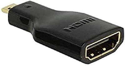 Delock 65664 HDMI Adapter [1x Mini-HDMI - 1x HDMI-bus] Zwart