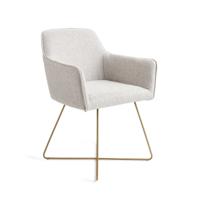 Jesper Home Eetkamerstoel 'Hofu' Cross Gold, kleur Checkers Charm - thumbnail