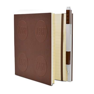 LEGO Notebook with Pen Brown