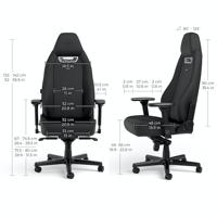 Noblechairs LEGEND Gaming leunstoel Gecapitonneerde zitting Zwart - thumbnail