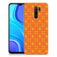 Xiaomi Redmi 9 | TPU bumper | Batik Oranje - thumbnail